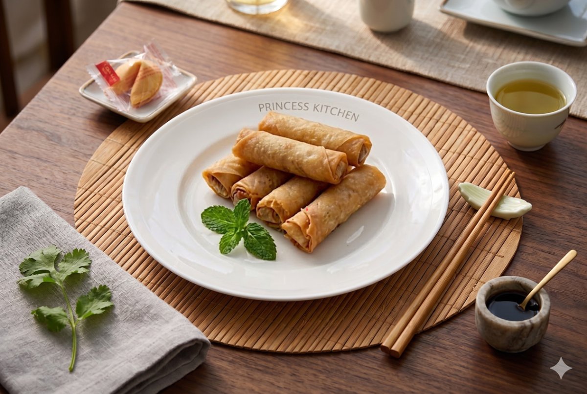 Chinese Crispy Spring Rolls(6 pcs)